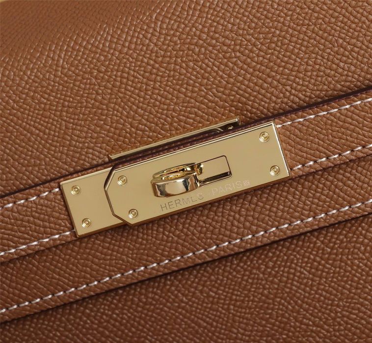 Hermès Mini Kelly II 22 cm – Gold / Camel