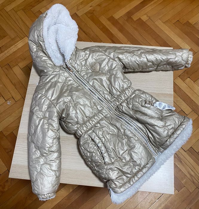 GUESS Двулицево зимно яке в златисто