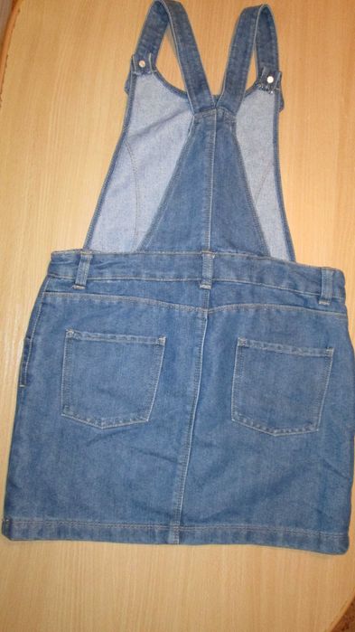 Лот дънков сукман с блузка р.152