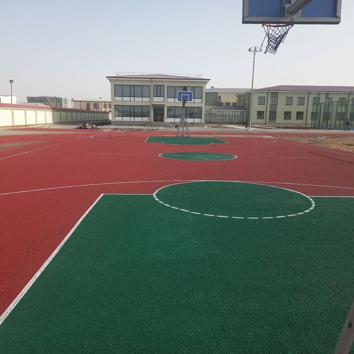 Sport maydonchasi uchun rezina (pigment) to'shama