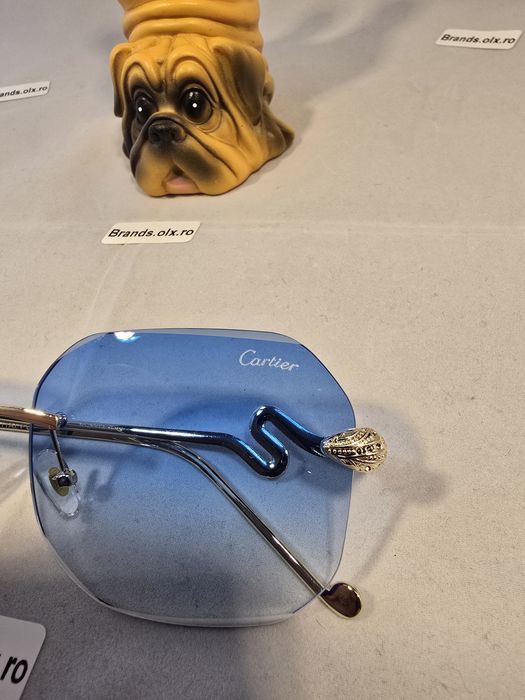 Ochelari de soare Cartier Cobra Blue, made in Italy