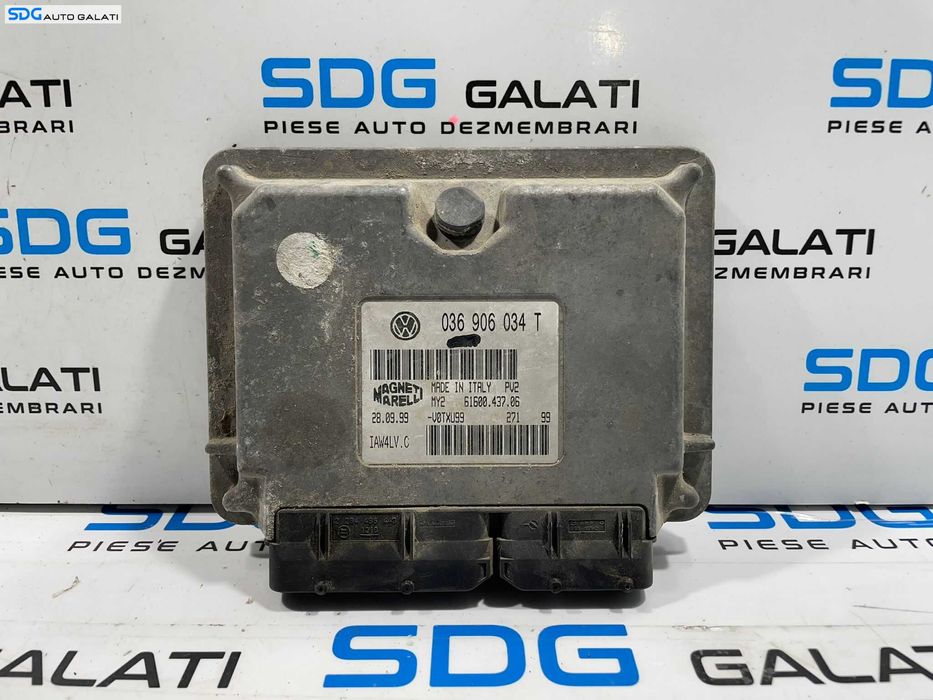 ECU Calculator Motor Magneti Marelli Skoda Fabia 1 1.4 1.6 Benzina 2000 - 2007 Cod 036906034T [L4243]