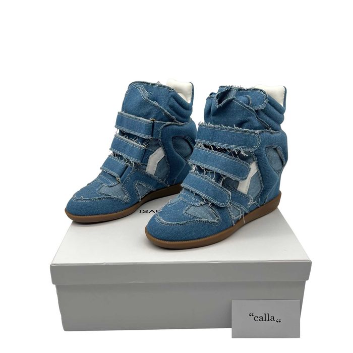 Sneaker Wedge Isabel Marant Denim - Mărimi 35-41 - Cutie inclusă