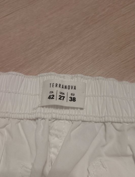 Pantaloni 100% bumbac cargo de vară Terranova
