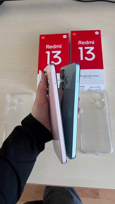 Telefon mobil Xiaomi Redmi 13, 6GB RAM, 128GB, Ocean Blue & Pearl Pink