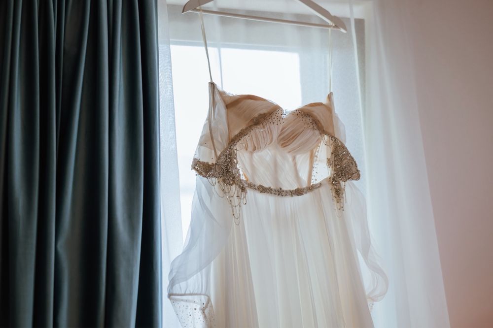 Rochie de mireasa din matase naturala