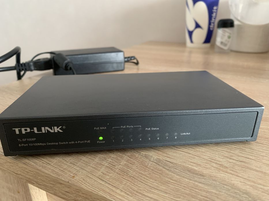 PoE коммутатор TP-LINK TL-SF1008P (8 портов)