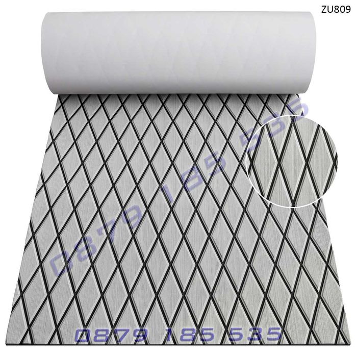 Подложка декинг пяна сива релефна противоплъзгаща настилка лодка яхта