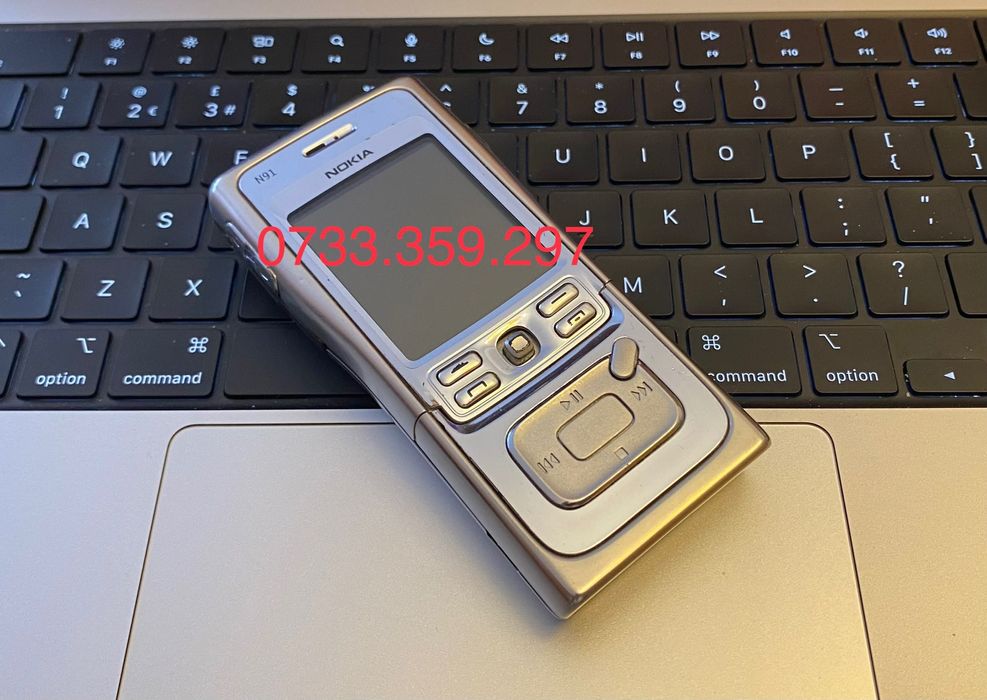 Telefon Nokia N91 classic vintage pentru colectie Stainless Steel