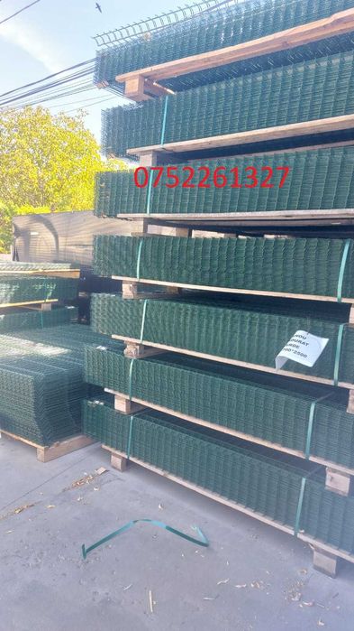 PLasa/ panou bordurat /TEAVA/ STALP 3.5-4.9MM/Zincat /Verde/Gri