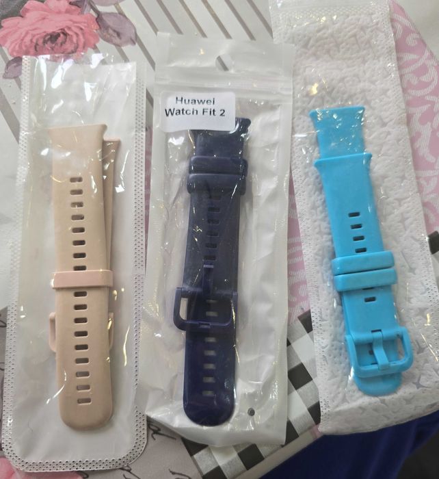Часовник Smartwatch Huawei Watch Fit 2, Silicone Strap, Sakura Pink