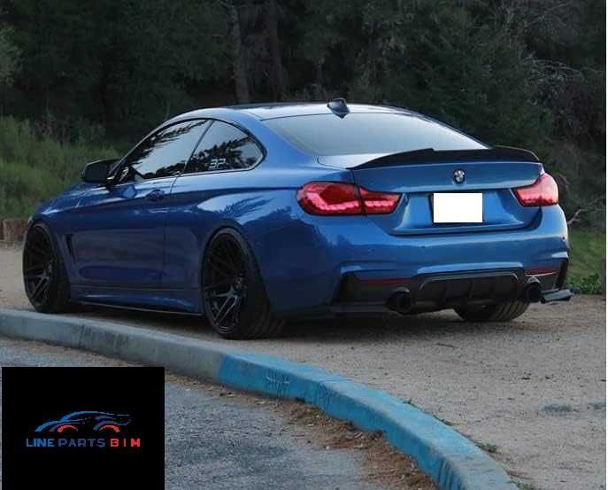 Eleron Portbagaj High Kick PSM BMW Seria 4 F32 Coupe, Negru Lucios