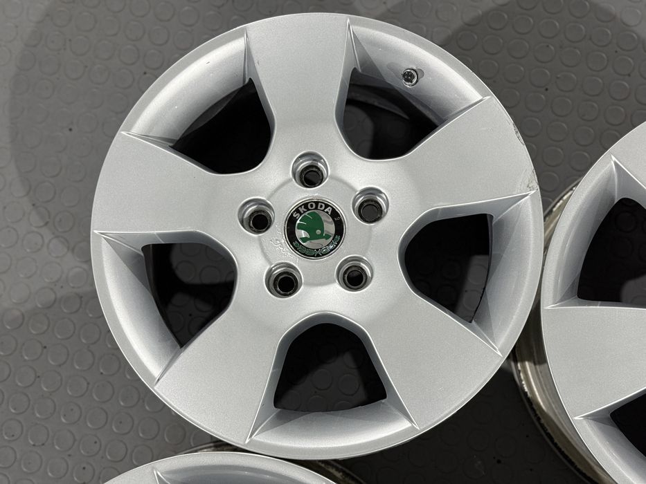 4бр. ОТЛИЧНИ ОРИГИНАЛНИ 15” Джанти 5х112 за-SKODA/AUDI/VW/SEAT/VAG- 6.5Jx15H2, ET50