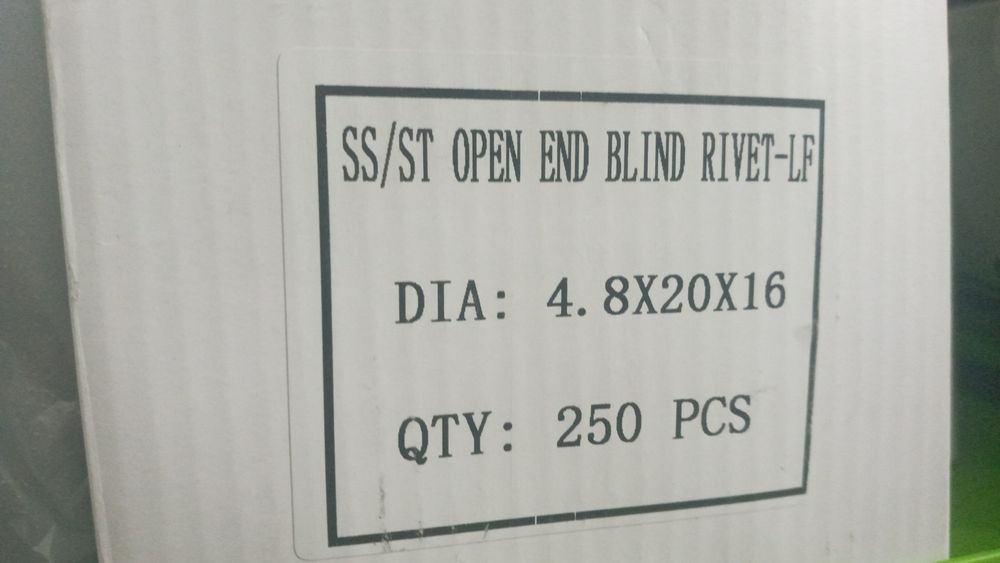 Заклёпки вытяжные