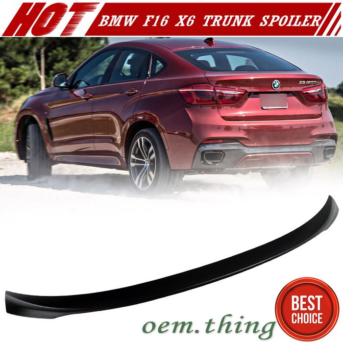 Promotie ! Eleron Lip Codita Portbagaj BMW X6 F16 X6M F86 Negru lucios