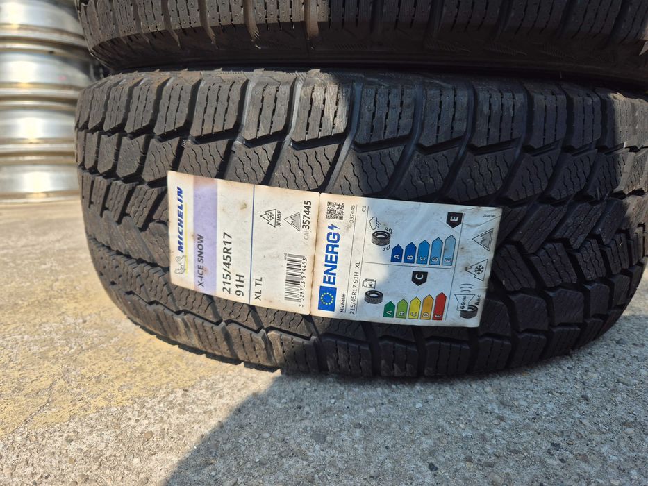 4 Anvelope M+S IARNA - 215/45/17 - Michelin ICE SNOW - NOU - DOT 2022 !