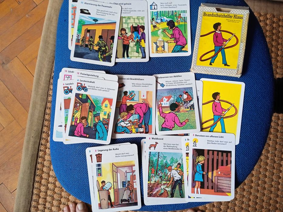 Стари германски карти за игра Черен Петър