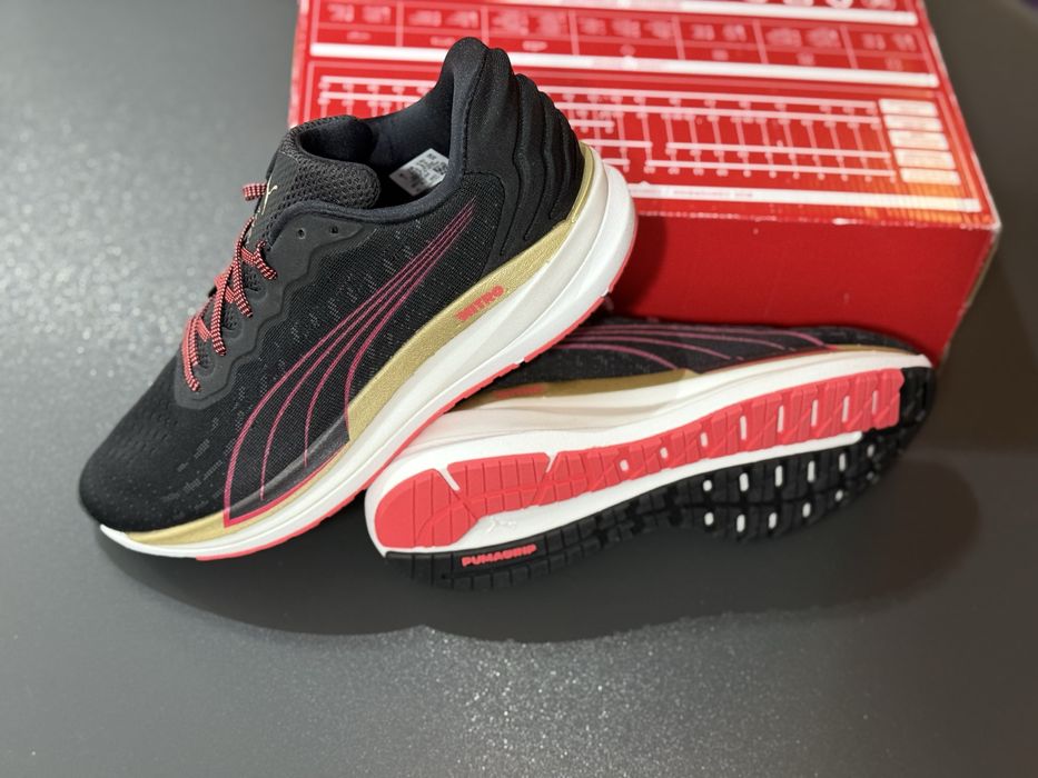 Adidasi Originali PUMA Magnify Nitro Running Noi Marime 40.5