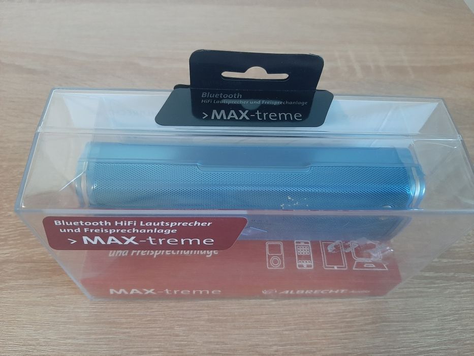 Boxă Bluetooth Albrecht MAX-treme – Sigilată, carcasă metal, NOU