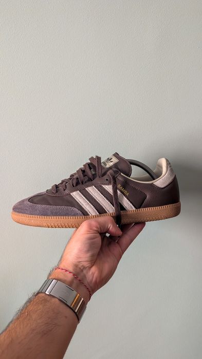 Мъжки обувки Adidas Samba OG Brown/Putty grey