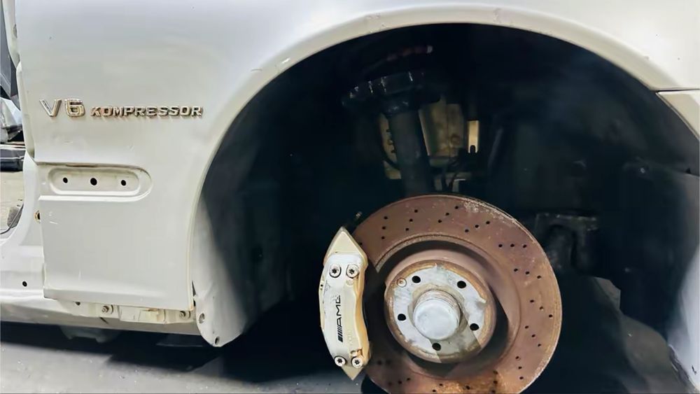 W203 C32 AMG m112 двигатель акпп kompressor авторазбор мерседес