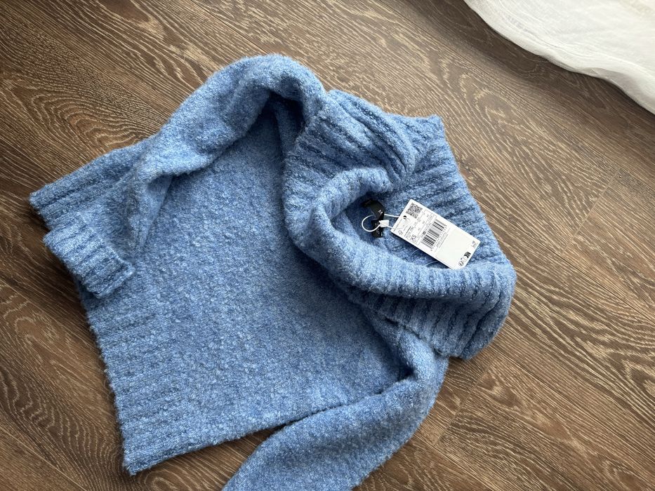 Mango нов off shoulder пуловер размер ХС