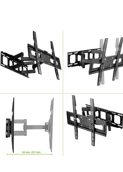 Suport TV de Perete, Pivotant, Universal, Diagonala 32”- 70”