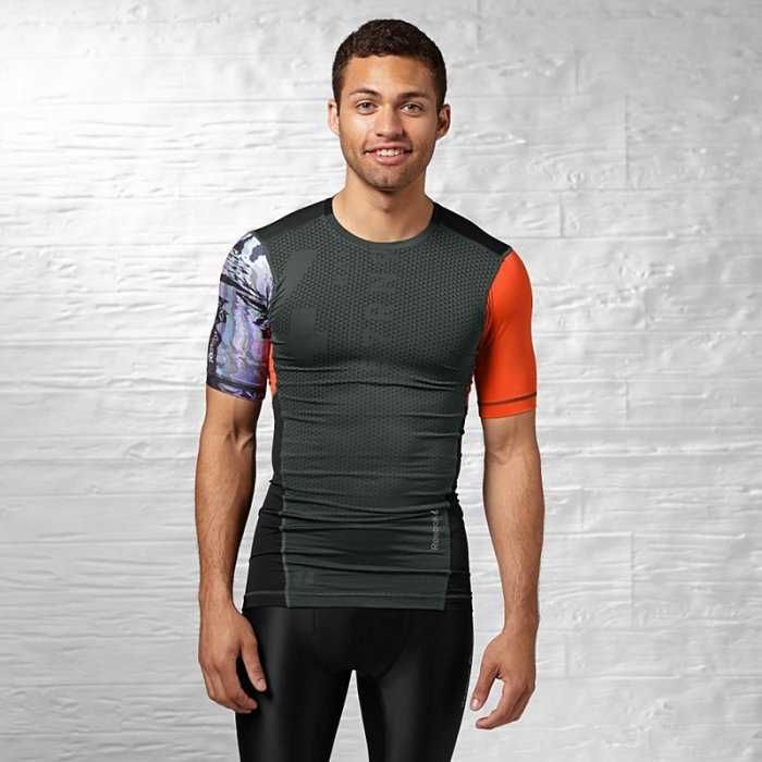 Reebok Crossfit DT SS Comression тениска кросфит граплинг размер S