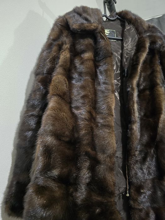 Натуральная норковая шуба