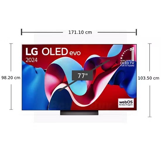 Телевизор OLED LG Evo 77C4 77 ”B4 Premium 4K Smart tv 2024