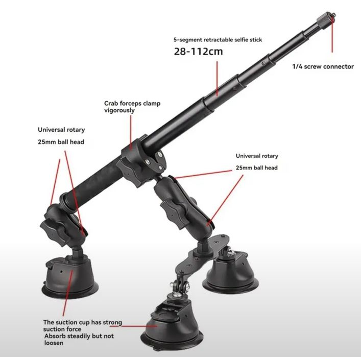 Автомобильный комплект Insta 360 Go pro DJI