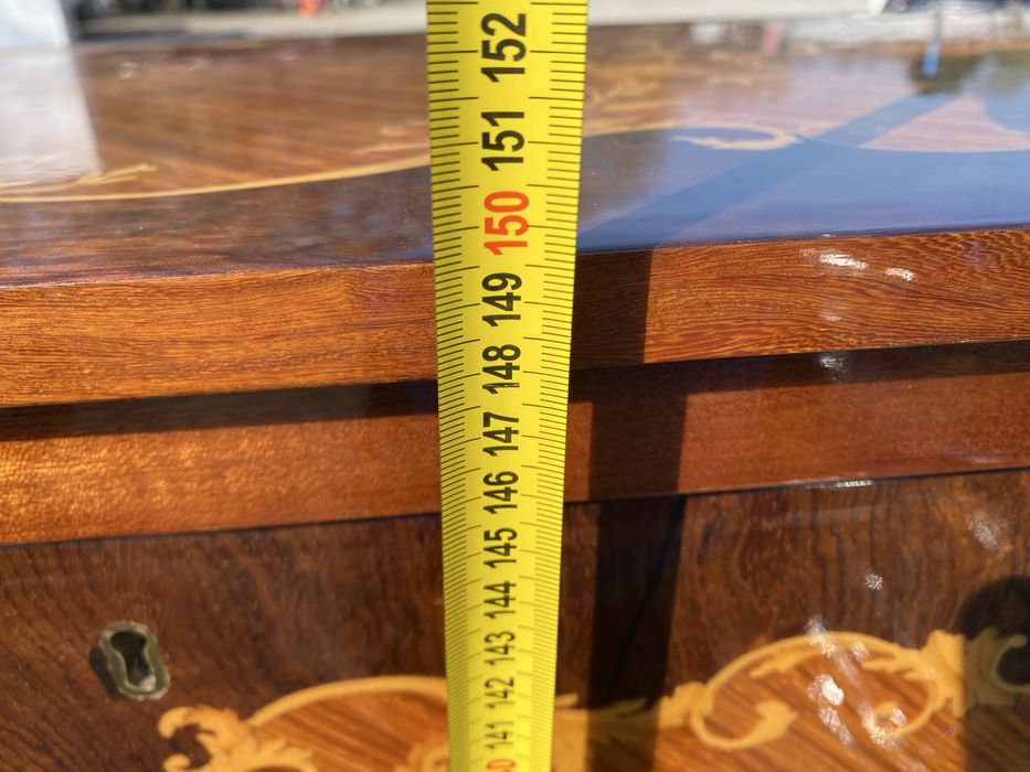 Винтидж шкаф интарзия Louis XV стил Франция 1930