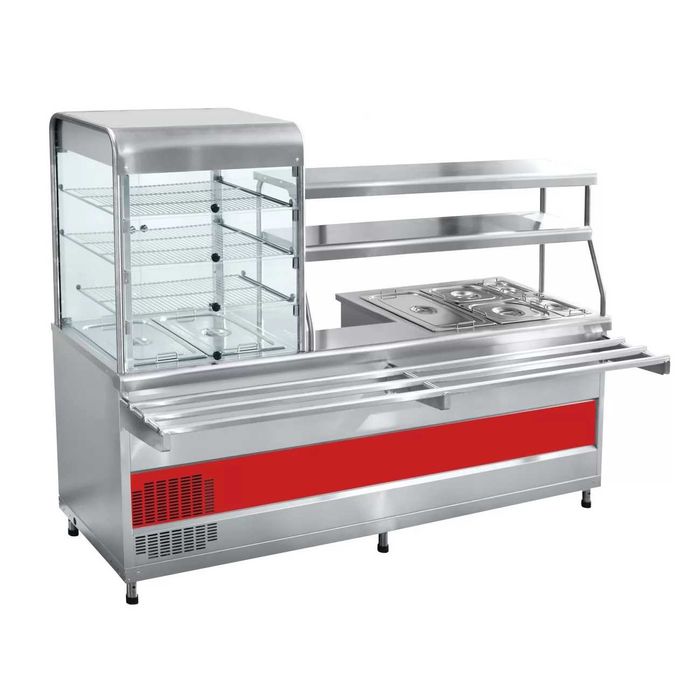 Линии раздачи для столовых и общепита.