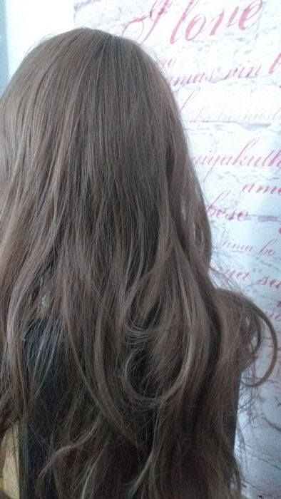 Перука с топ качество - Светлокафява синтетика