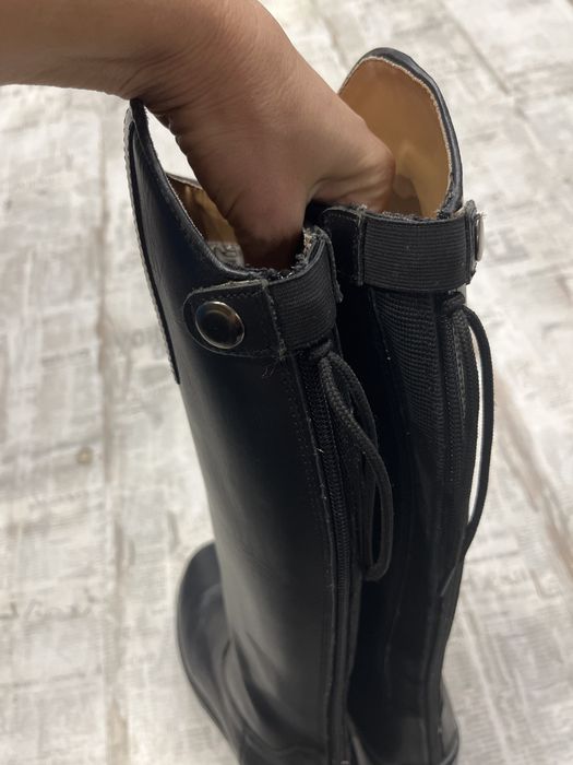 Детски кожени ботуши за езда HKM Córdoba Kids 34 - почти нови