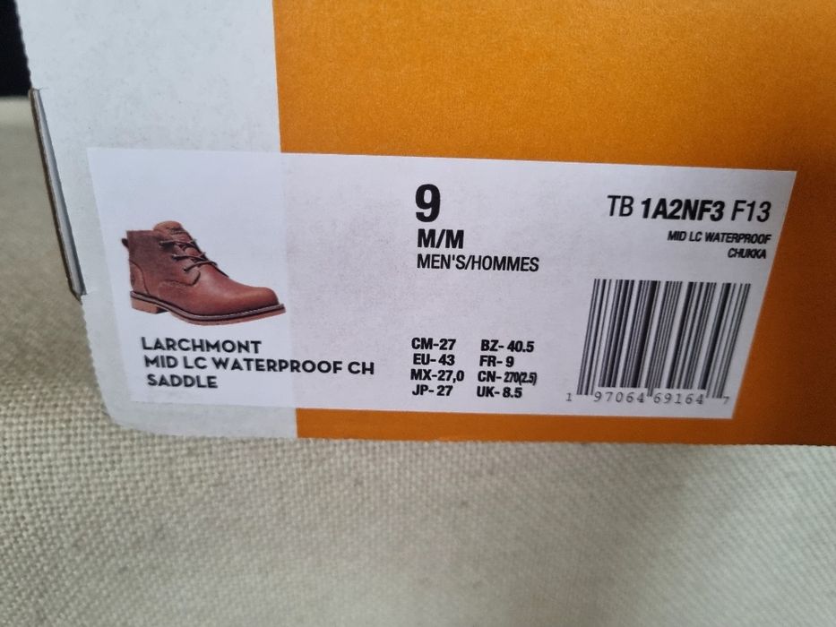 Ghete barbati piele Timberland. Marimea 43. Noi