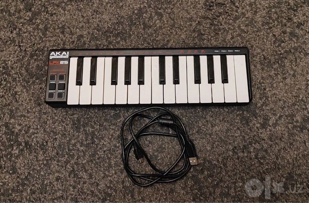 Akai Pro LP25, портативная USB/midi-клавиатура