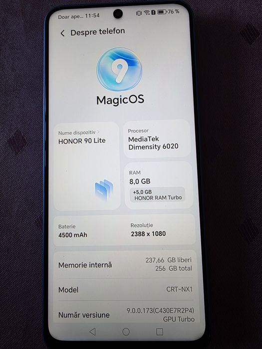 Honor 90 Lite Garantie. 350 Lei Pret fix !!