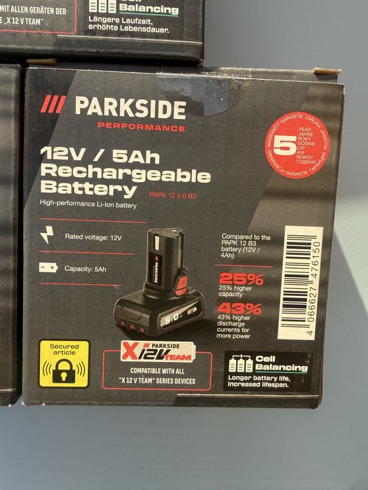 Acumulator 12v 5a Parkside Performance
