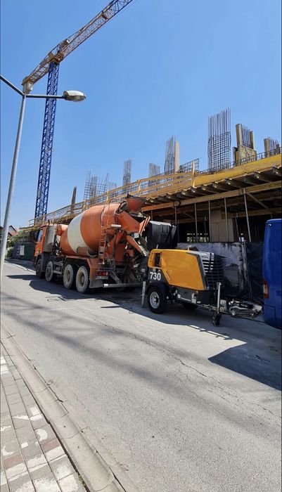 Inchiriere pompa beton  pompa de beton stationara pompare beton