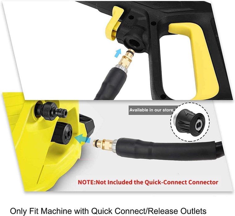Маркуч за водоструйка Karcher дължина 10м 15м с бърза връзка