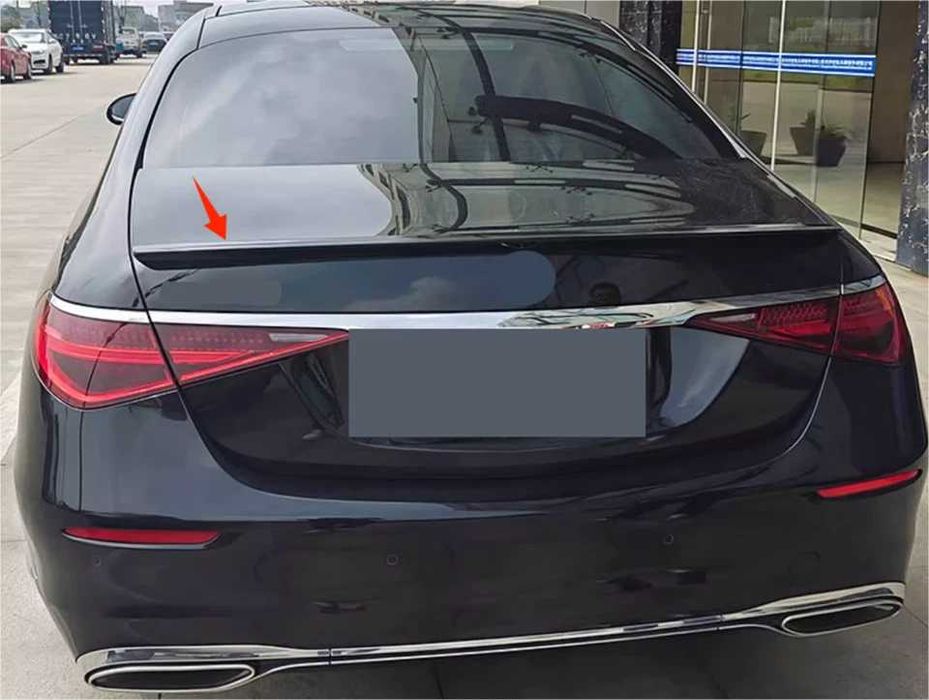 мерцедес с клас в223 спойлер за багажник / mercedes s w223 spoiler