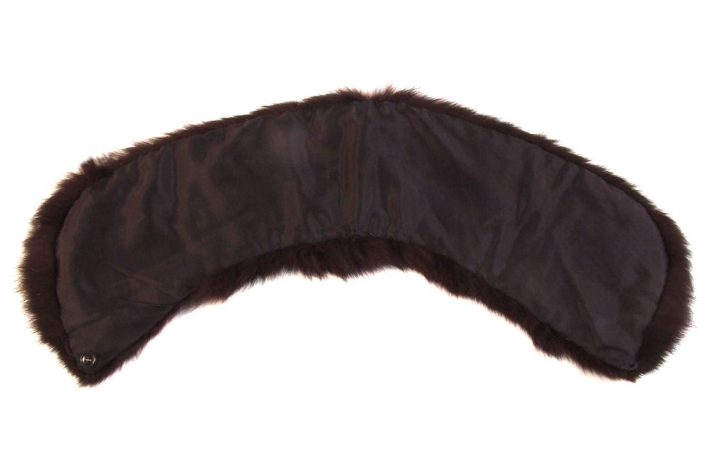 GULER blana naturala vulpe neagra, luxos, bogat, Made in Germany, NOU