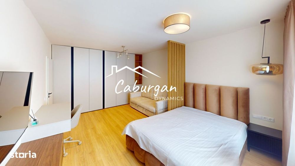 Garsoniera renovata, 36mp utili+balcon, etaj 3/4, reper Promenada Mall