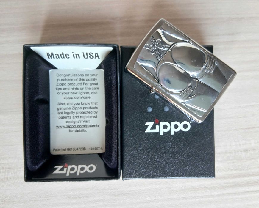 Нова Zippo запалка + подарък гориво