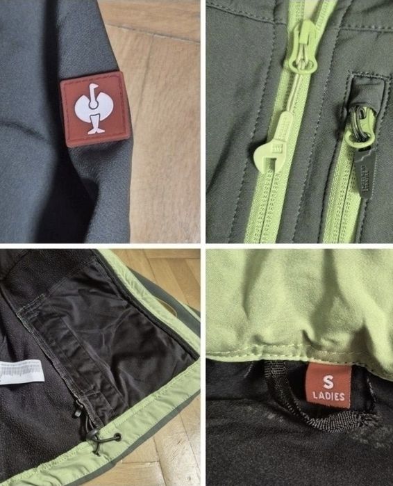 Geaca femei, softshell Engelbert Strauss Compa, impermeabilă - S