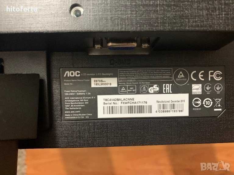 Продавам Монитор AOC18.5 черен E970SWN