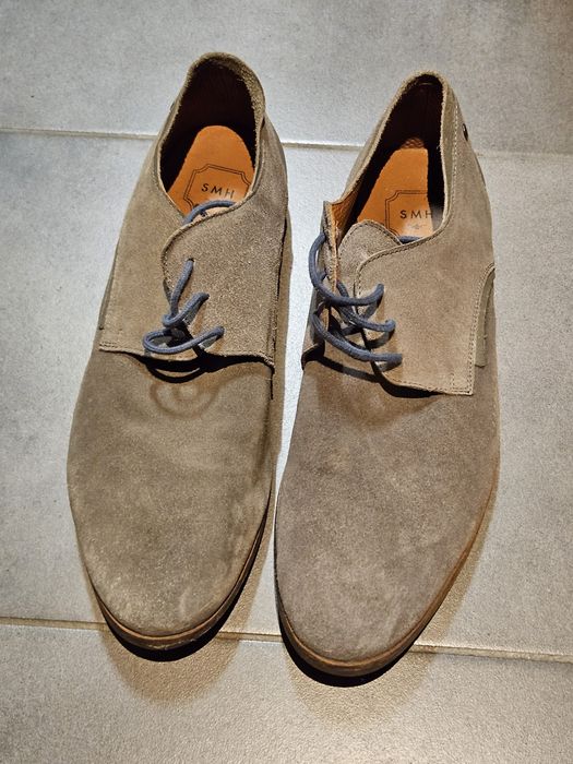 Pantofi piele intoarsa MHS