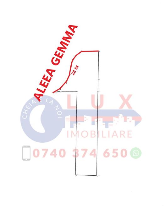 ID 7897 EXCLUSIVITATE - Teren pentru casă - Zona 9 Mai