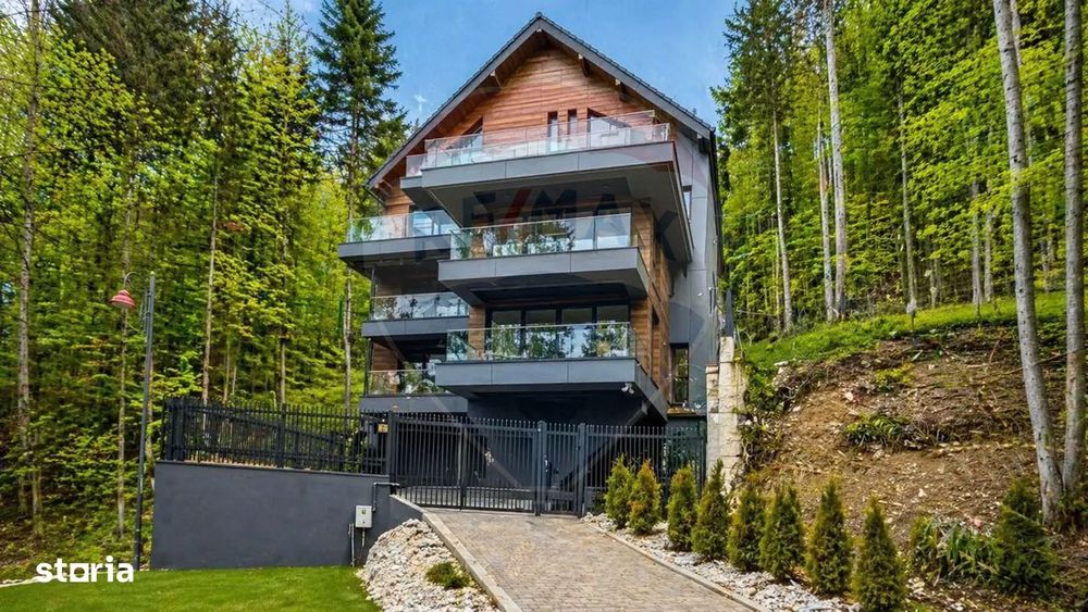 Apartament parter cu 2 camere, curte proprie in inima padurii - Sinaia
